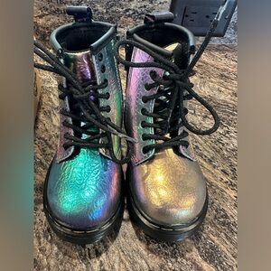 Dr. Martens Iridescent Kids Boots